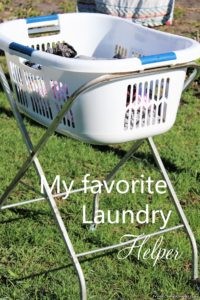 laundry basket with legs