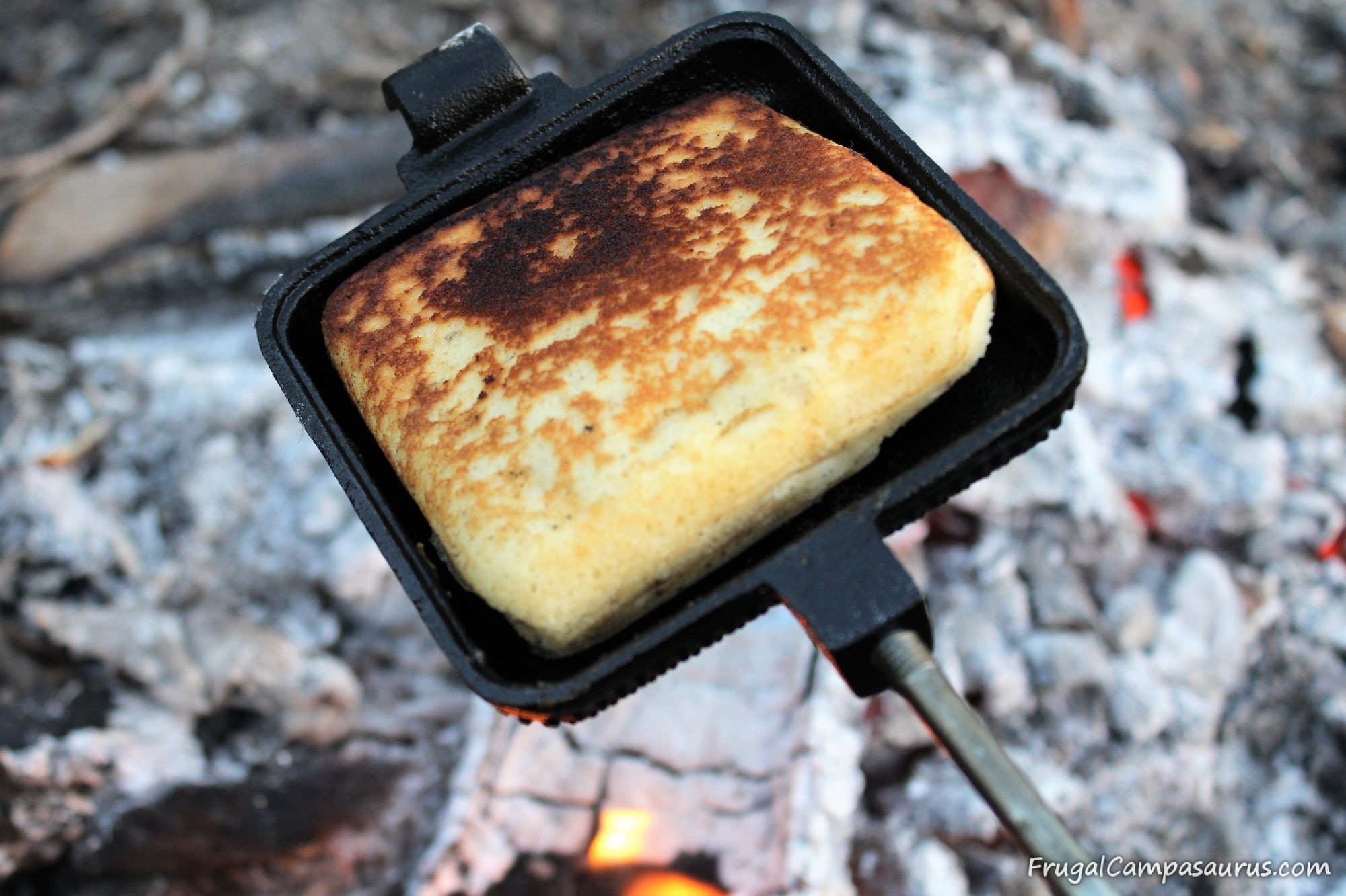 A Great Camping Breakfast- Bacon Pie Irons - Frugal Campasaurus