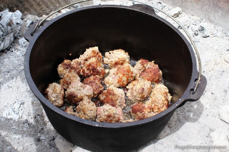Meatball MakeOver Not just the Oven, the Dutch Oven works too