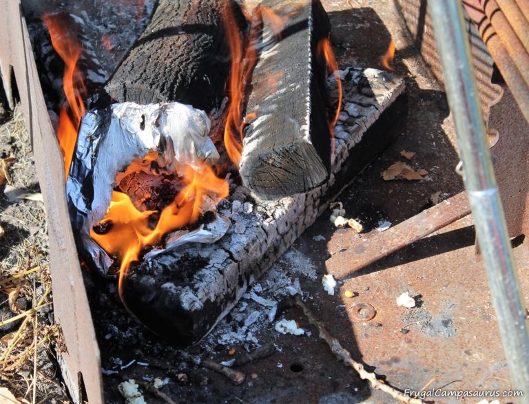 Amusing Experiments with Campfire Popcorn! Frugal Campasaurus