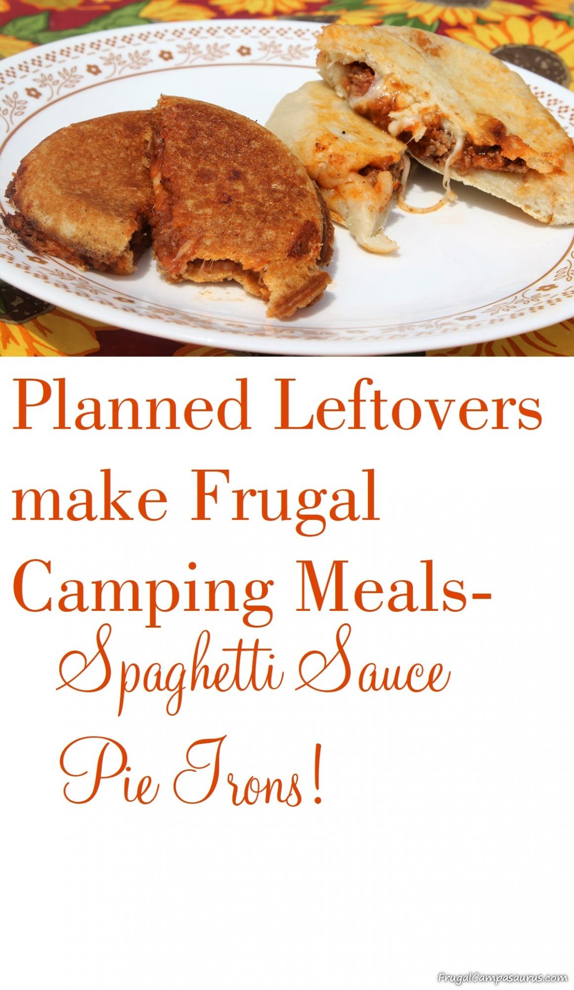 Campfire Hamburgers with Onions-in a Pie Iron! - Frugal Campasaurus