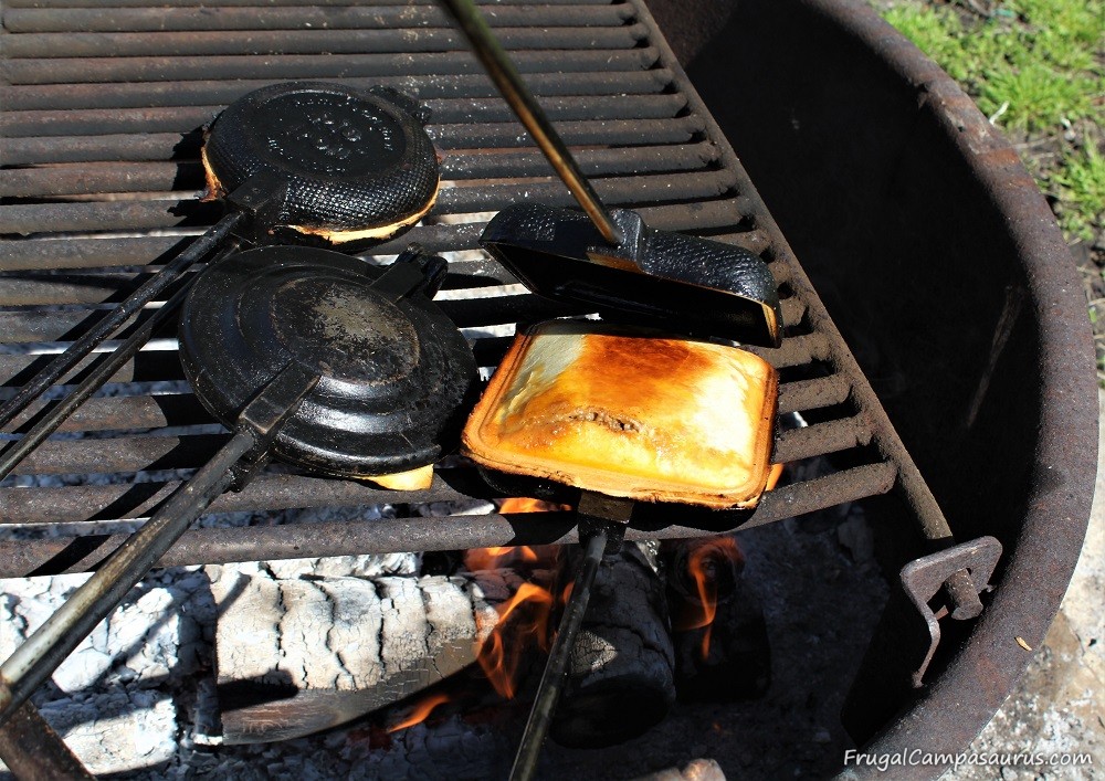 Pie Iron Campfire Tacos - Refresh Camping
