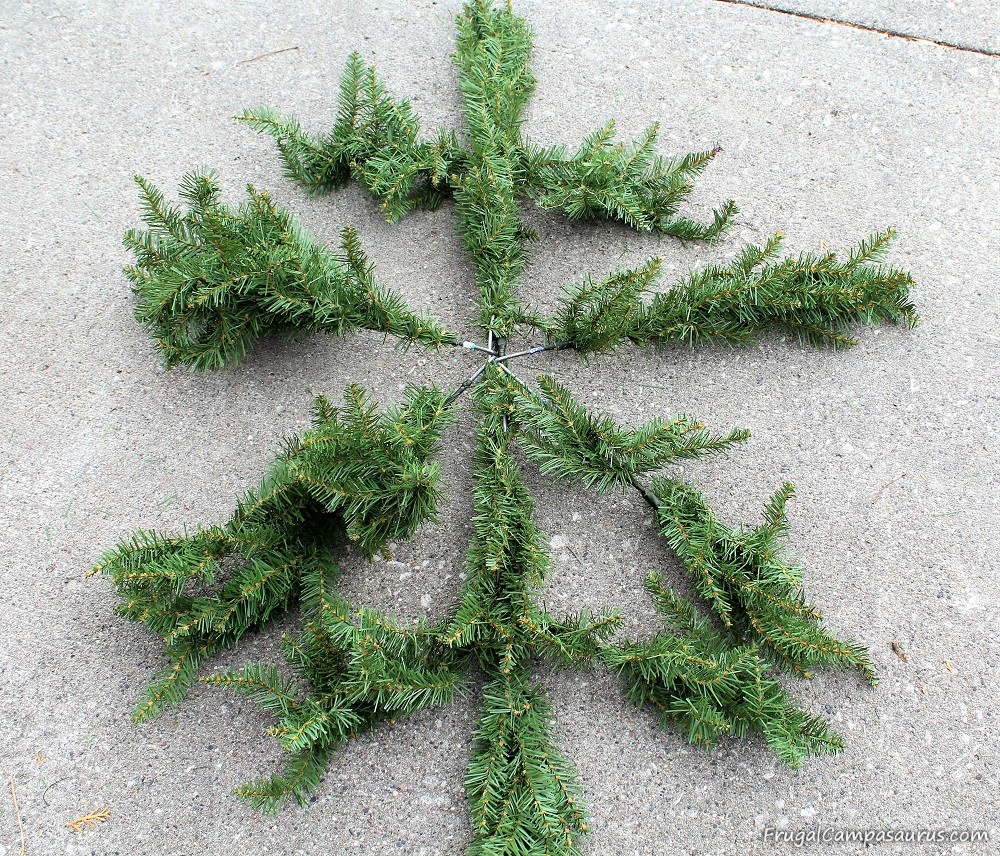 Artificial Christmas Tree Snowflakes - Frugal Campasaurus