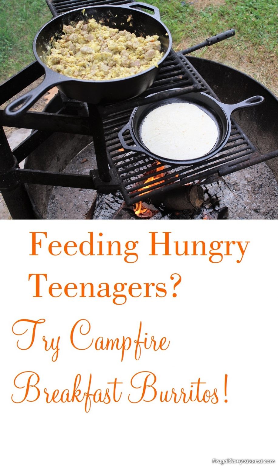 Campfire Breakfast Burritos Frugal Campasaurus