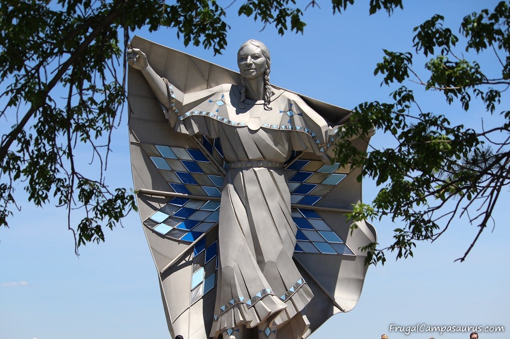 Chamberlain, South Dakota rest area statue